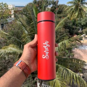 Customized Temperature Bottle (Red)