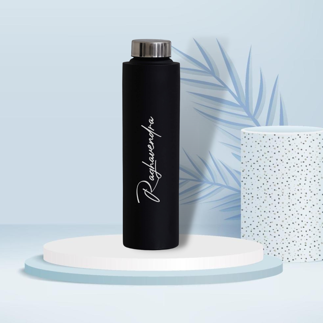 Personalised Water Bottle (Black) Personalised Water Bottle (Black)