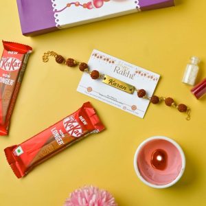 Cutomised Rakhi and Chocolate
