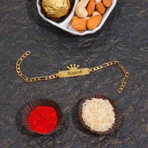 Customised Crown Rakhi for Brother