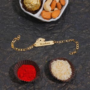Customised Morpankh Rakhi for Brother