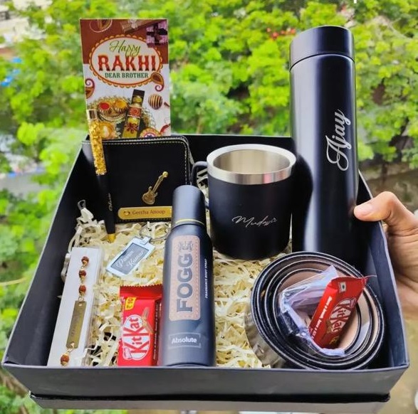 Personalized Rakshbandhan Gift Hamper for Brother Personalized Rakshbandhan Gift Hamper for Brother