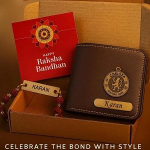 Customized Rakhi and Wallet Combo