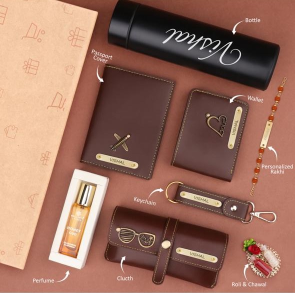 Leather Rakshabandhan Gift Hamper for Brother Leather Rakshabandhan Gift Hamper for Brother