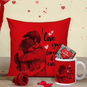 Valentine Pillow and Mug