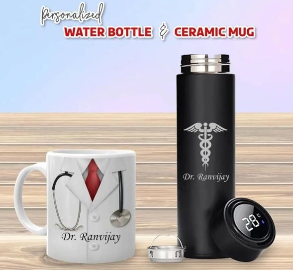Doctor Bottle Mug Gift Combo Doctor Bottle Mug Gift Combo