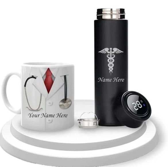 Doctor Bottle Mug Gift Combo Doctor Bottle Mug Gift Combo
